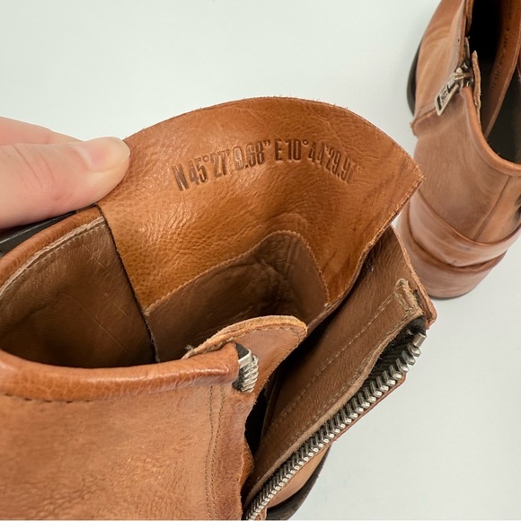 A.S.98 Olin Ankle Buckle Boot Bootie in Cognac Size 39EU or 8.5-9 US - Picture 8 of 11